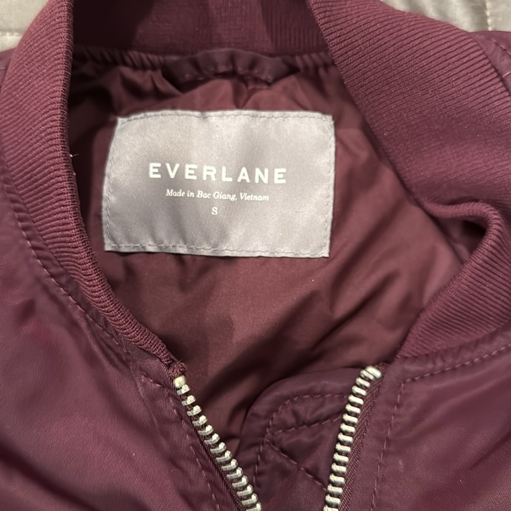 Everlane Nylon Bomber Jacket Small - image 3